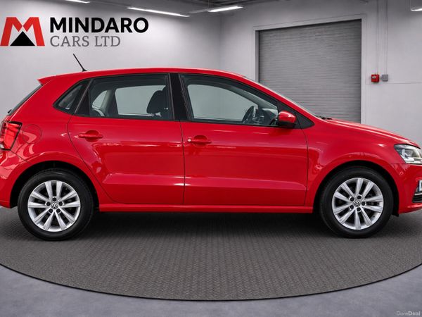 Volkswagen Polo Hatchback, Petrol, 2017, Red