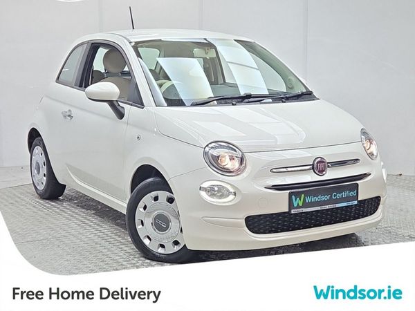 Fiat 500 Hatchback, Petrol, 2018, White