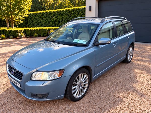 Volvo V50 Estate, Ethanol Petrol, 2008, Blue