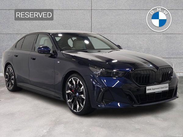 BMW i5 Saloon, Electric, 2024, Blue