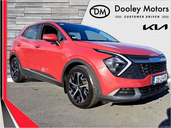 Kia Sportage SUV, Diesel Hybrid, 2023, Red