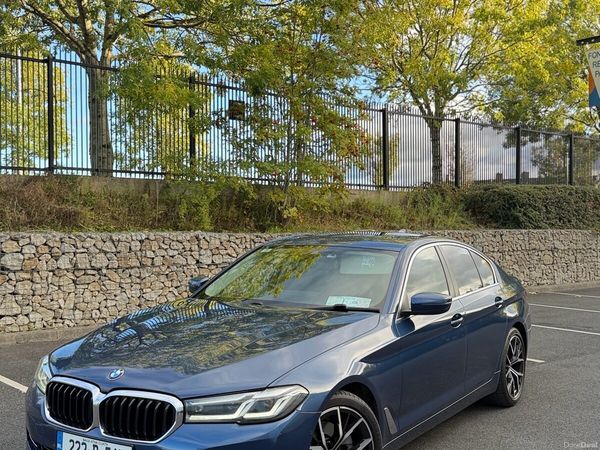 BMW 5-Series Saloon, Diesel, 2022, Blue