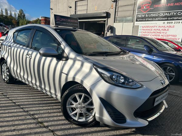 Toyota Aqua Hatchback, Petrol Hybrid, 2019, Silver