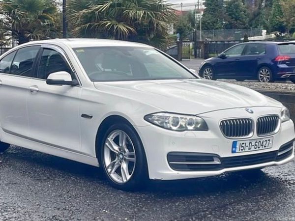 BMW 5-Series Saloon, Diesel, 2015, White