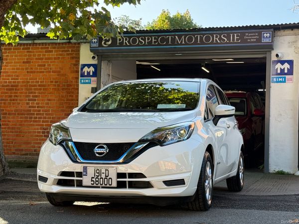 Nissan Note Hatchback, Petrol Hybrid, 2019, White