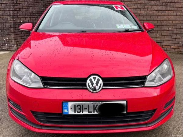 Volkswagen Golf Hatchback, Petrol, 2013, Red