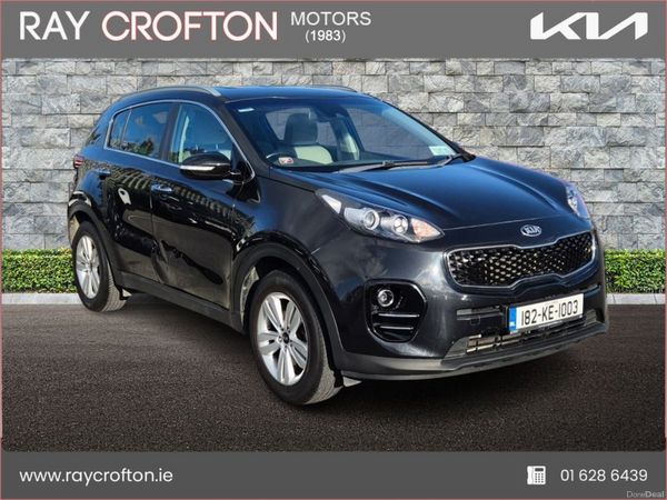 Kia Sportage SUV, Diesel, 2018, Black