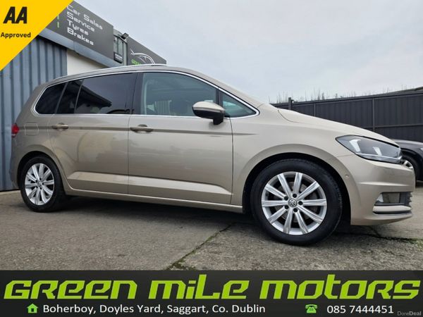 Volkswagen Touran MPV, Diesel, 2017, Yellow