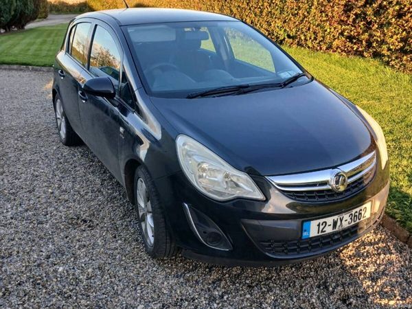 Vauxhall Corsa Hatchback, Petrol, 2012, Black