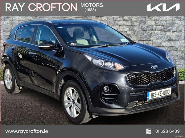 Kia Sportage SUV, Diesel, 2018, Black
