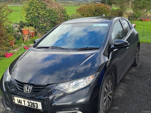 Honda Civic Hatchback, Diesel, 2014, Black