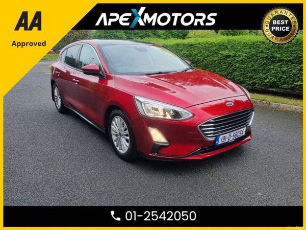 Ford Focus Hatchback, Diesel, 2019, Red