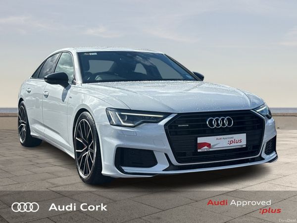 Audi A6 Saloon, Petrol Plug-in Hybrid, 2021, White