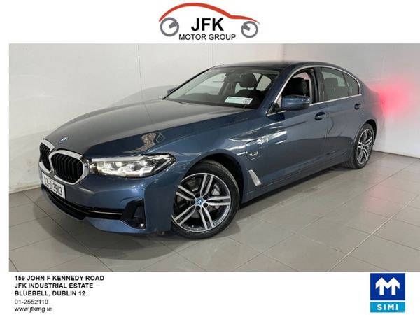 BMW 5-Series Saloon, Petrol Plug-in Hybrid, 2023, Blue