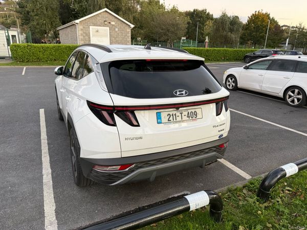Hyundai Tucson SUV, Petrol Hybrid, 2021, White