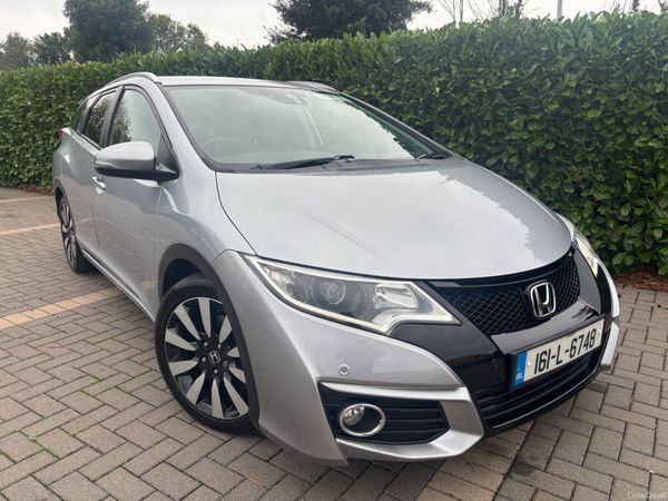 Honda Civic Estate, Petrol, 2016, Silver