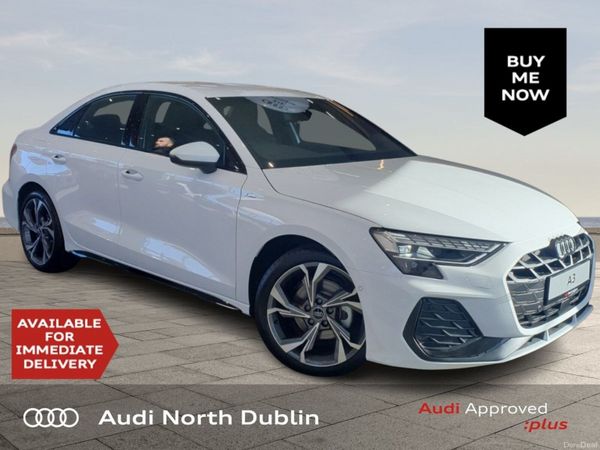 Audi A3 Saloon, Petrol, 2026, White