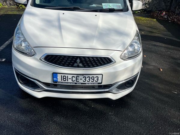 Mitsubishi Mirage Hatchback, Petrol, 2018, White