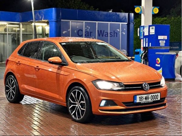 Volkswagen Polo Hatchback, Petrol, 2018, Orange