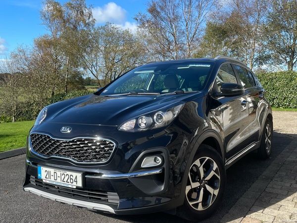 Kia Sportage SUV, Diesel Hybrid, 2021, Black