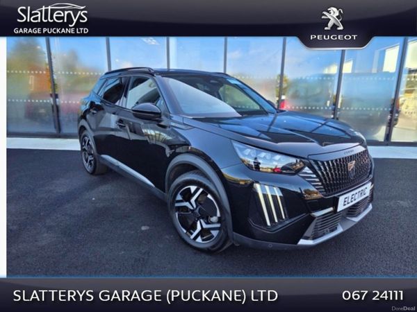 Peugeot 2008 SUV, Electric, 2025, Black