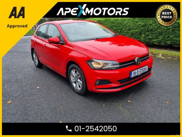 Volkswagen Polo Hatchback, Petrol, 2019, Red