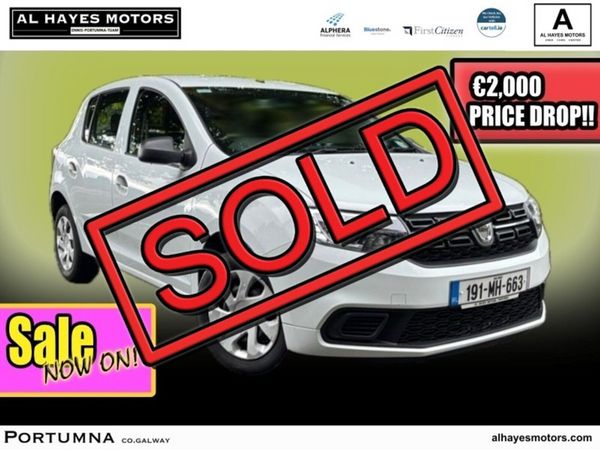 Dacia Sandero Hatchback, Petrol, 2019, White