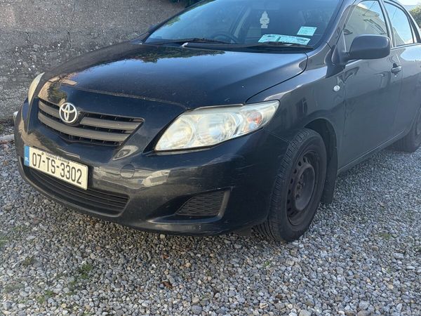 Toyota Corolla Saloon, Petrol, 2007, Black