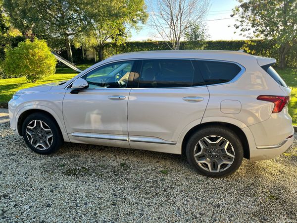 Hyundai Santa Fe SUV, Petrol Plug-in Hybrid, 2021, White