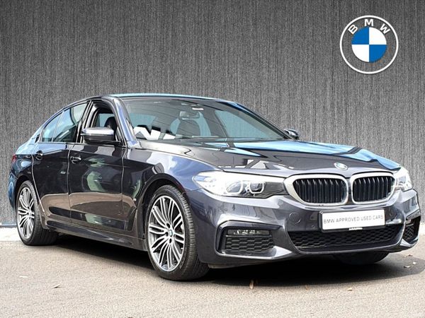 BMW 5-Series Saloon, Petrol Plug-in Hybrid, 2021, Black