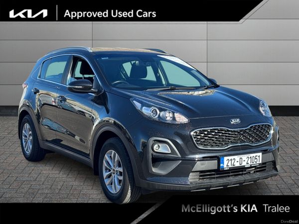 Kia Sportage MPV, Diesel Hybrid, 2021, Black