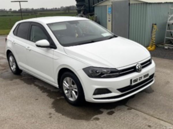 Volkswagen Polo Hatchback, Petrol, 2019, White