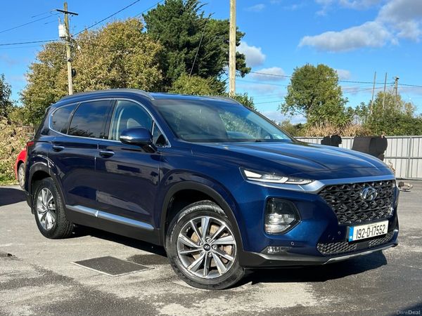 Hyundai Santa Fe SUV, Diesel, 2019, Blue