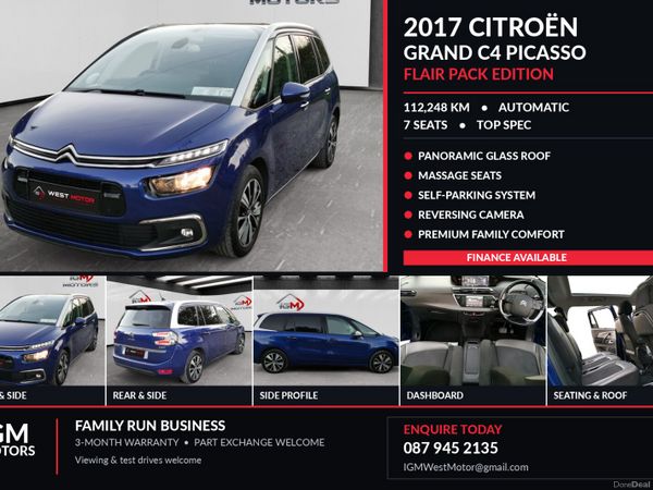 Citroen C4 Estate, Diesel, 2017, Blue
