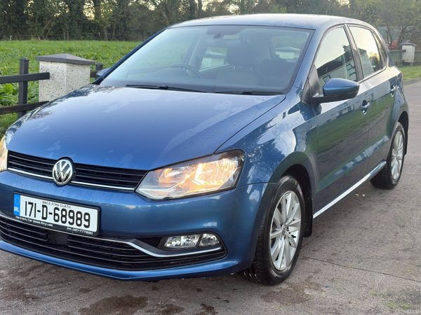 Volkswagen Polo Hatchback, Petrol, 2017, Blue