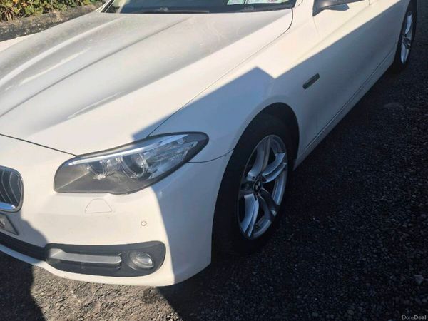 BMW 5-Series Saloon, Diesel, 2015, White