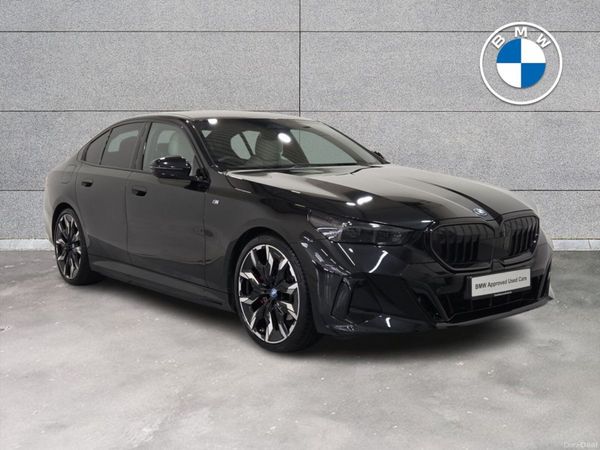 BMW 5-Series Saloon, Petrol Plug-in Hybrid, 2025, Black