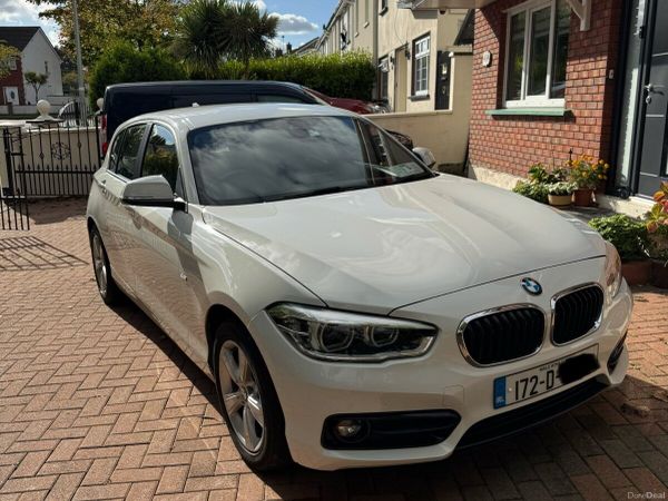 BMW 1-Series Hatchback, Diesel, 2017, White