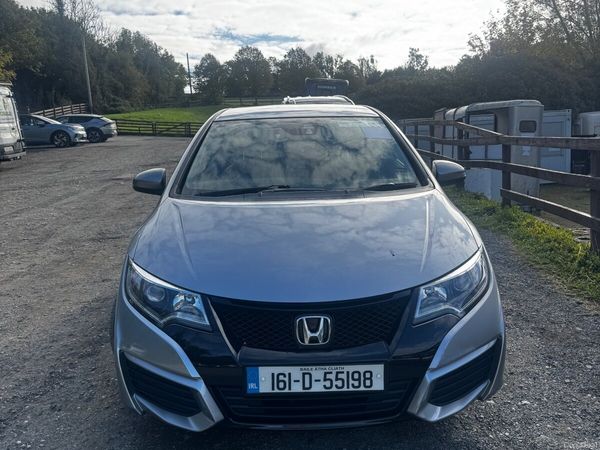 Honda Civic Hatchback, Petrol, 2016, Silver