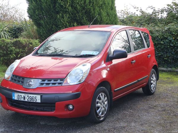 Nissan Note MPV, Petrol, 2007, Red