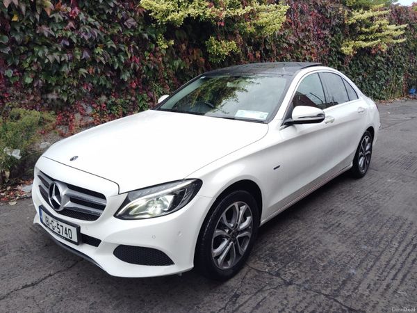 Mercedes-Benz C-Class Saloon, Petrol Plug-in Hybrid, 2018, White