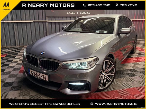 BMW 5-Series Saloon, Petrol Plug-in Hybrid, 2018, Grey