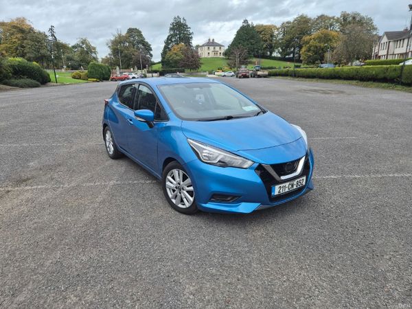Nissan Micra Hatchback, Petrol, 2021, Blue