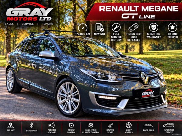 Renault Megane Estate, Diesel, 2016, Grey