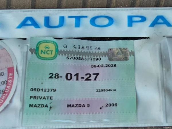 Mazda Mazda5 MPV, Petrol, 2006, Silver