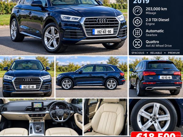 Audi Q5 SUV, Diesel, 2019, Blue