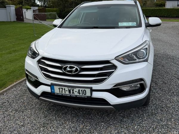 Hyundai Santa Fe SUV, Diesel, 2017, White