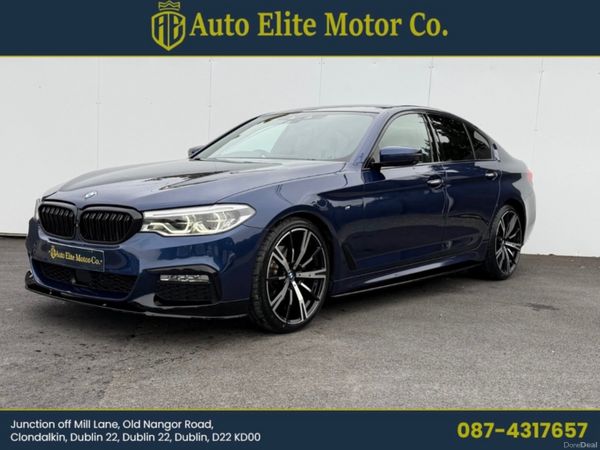 BMW 5-Series Saloon, Diesel, 2018, Blue