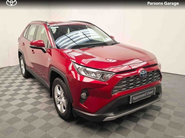 Toyota RAV4 SUV, Petrol Hybrid, 2021, Red