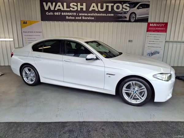 BMW 5-Series Saloon, Diesel, 2016, White
